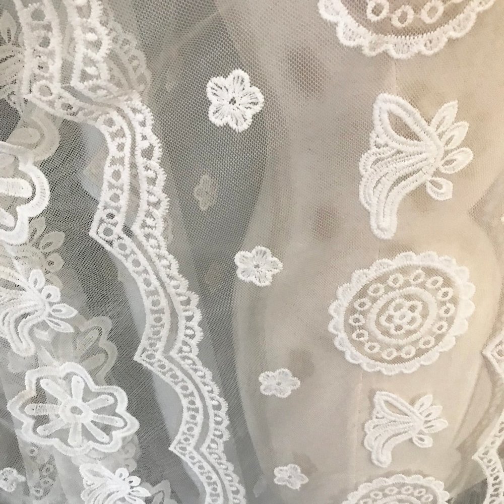 Boho Lace Cover Up Caftan Maxi OSFM - Picture 12 of 14